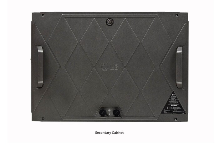 rear view of secondary cabinet