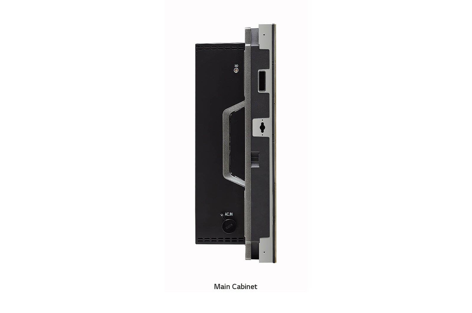 right side view of main cabinet