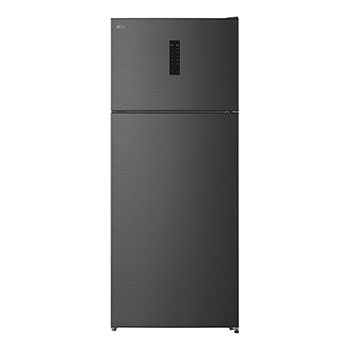 Front view of 523L Top Freezer Refrigerator Black with Multi Air Flow, Inverter Compressor and Total No Frost(GTF522PSAN)