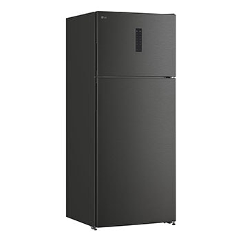 Rear view of refrigerator showing back panel and ventilation