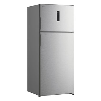 Rear view of refrigerator showing back panel and ventilation