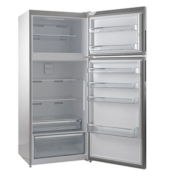 Touch control panel on refrigerator door