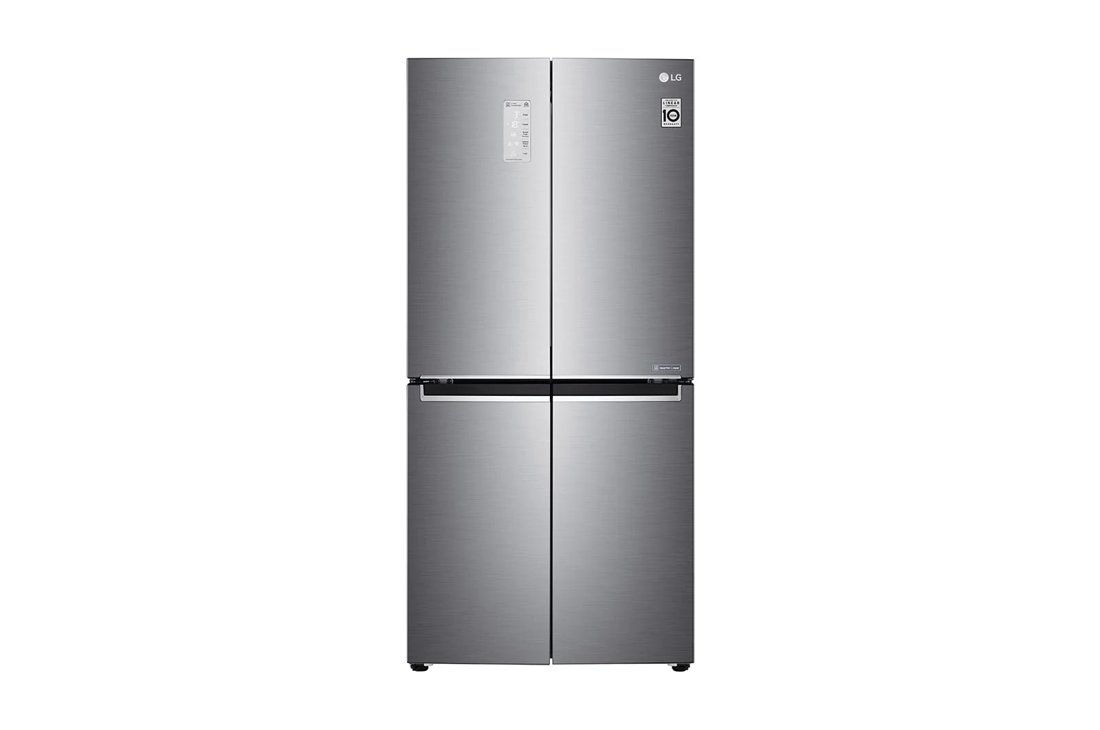 Front view of 530L LG French Door, SmartThinQ™, Silver GC-B22FTLFL