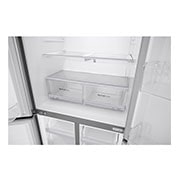 LG 4 Door Refrigerator, Inverter Linear Compressor, 530 Liter, 19 Cubic Feet, GC-B22FTLPL