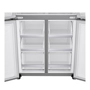 LG 4 Door Refrigerator, Inverter Linear Compressor, 530 Liter, 19 Cubic Feet, GC-B22FTLPL