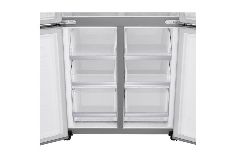 LG 4 Door Refrigerator, Inverter Linear Compressor, 530 Liter, 19 Cubic Feet, GC-B22FTLPL