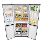 LG 4 Door Refrigerator, Inverter Linear Compressor, 530 Liter, 19 Cubic Feet, GC-B22FTLVB