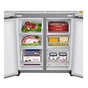 LG 4 Door Refrigerator, Inverter Linear Compressor, 530 Liter, 19 Cubic Feet, GC-B22FTLVB