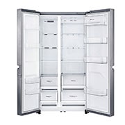 LG Side By Side 647 Liter, 23 Cubic feet, Inverter Linear Compressor, GC-B247SLUV