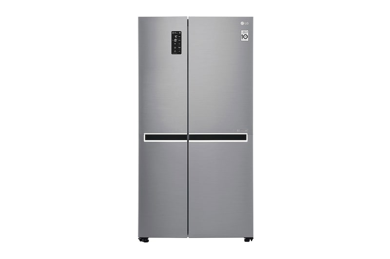 LG Side By Side 647 Liter, 23 Cubic feet, Inverter Linear Compressor, GC-B247SLUV