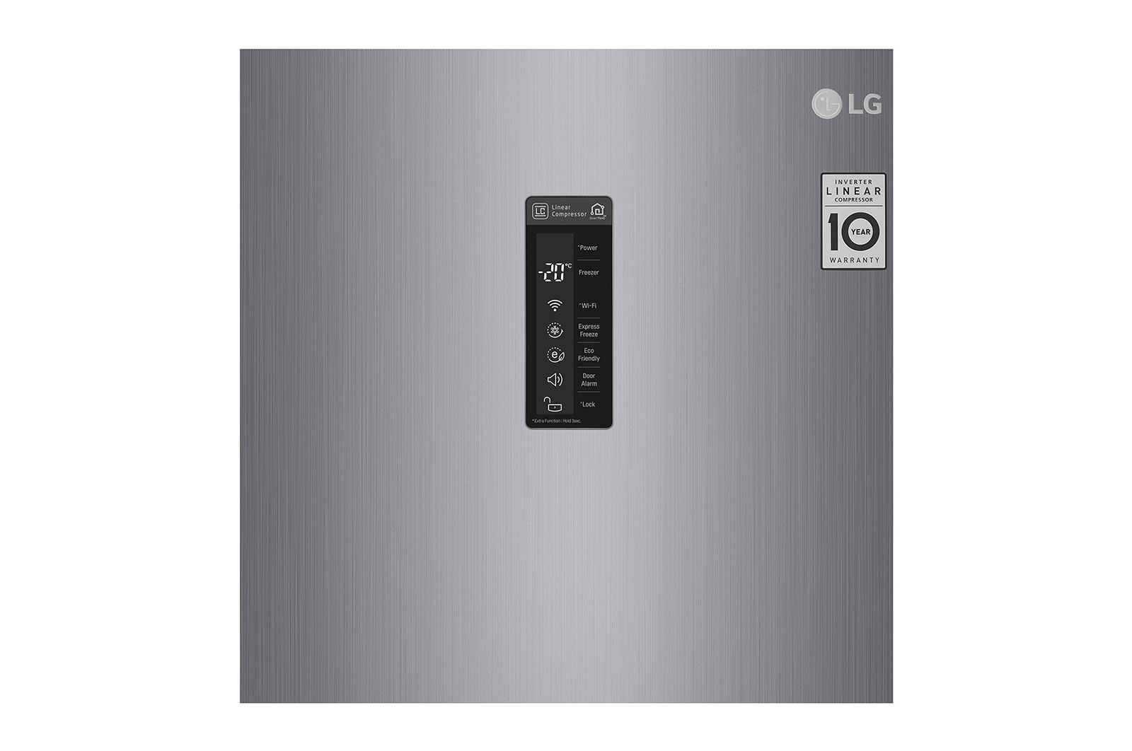 LG Twins Freezer 323 Liter, 11 Cubic Feet, Inverter linear compressor, GC-B404ELRZ