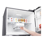 LG Linear Compressor 438 Liter, 15 Cubic Feet, Digital, Hygiene Fresh Filter, Door Cooling, GC-C602HLCU