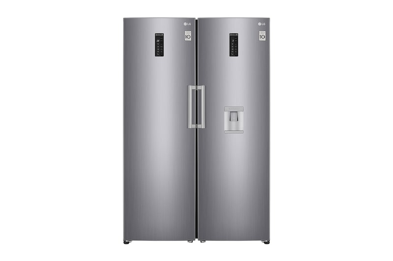LG Twins REF 375 Liter, 13 Cubic Feet, Inverter Linear Compressor, GC-F401ELDZ