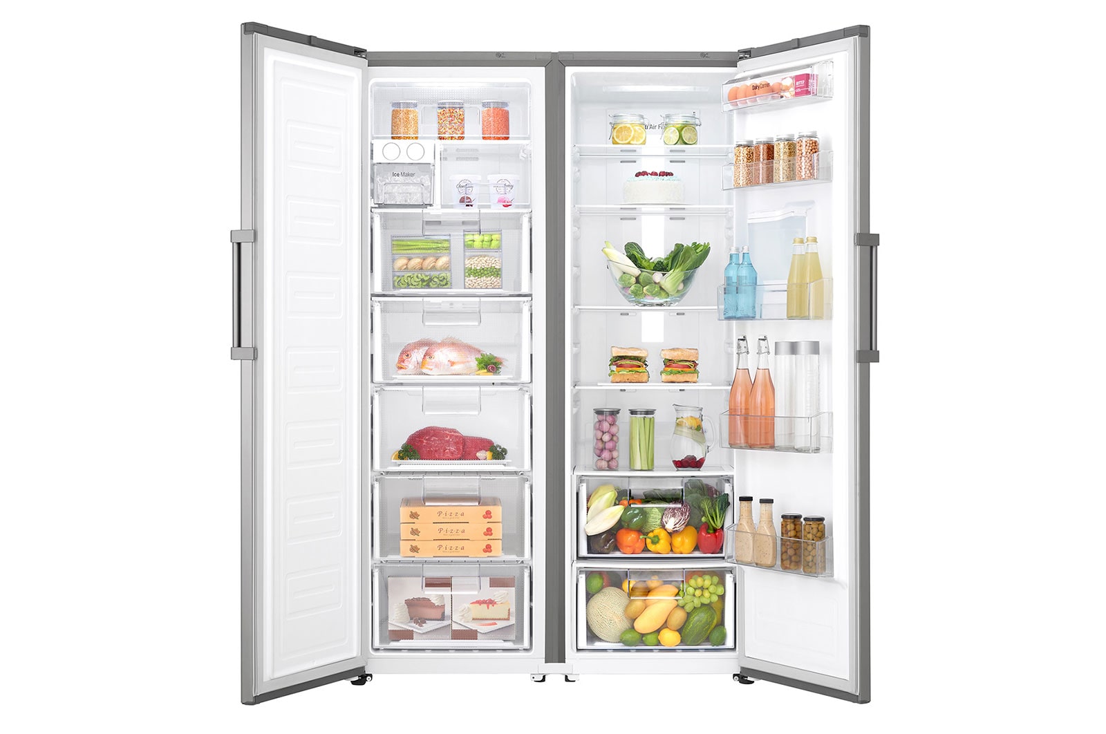 Lg twin fridge freezer top