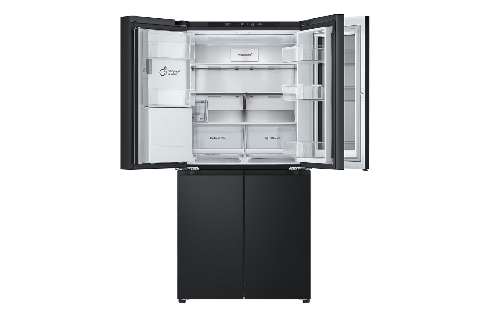 Top doors open without food