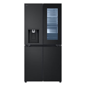 Front Image| LG Refrigerator, 470L, Instaview DID, Black| GC-X22FFQAB