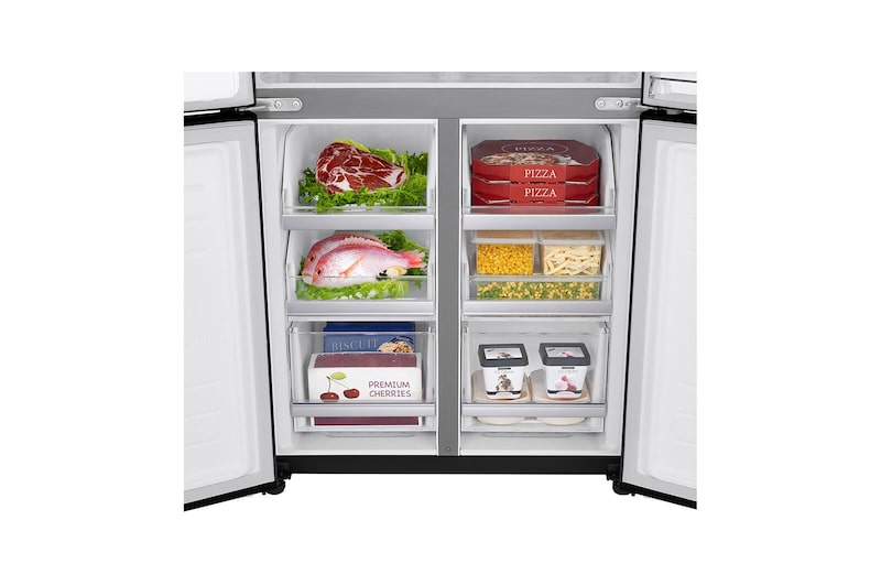 LG 508L LG French Door, Instaview Door, Black, GC-X22FTQEL