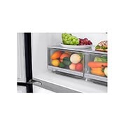 LG 508L LG French Door, Instaview Door, Black, GC-X22FTQEL