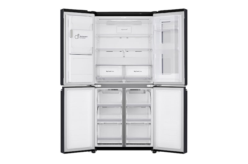LG Gross 570(L) Net 426(L) | Slim French Door Fridge, with InstaView Door-In-Door™, GC-X22FTQKL