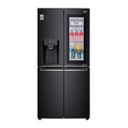 Front view of Gross 570(L) Net 426(L) | Slim French Door Fridge, with InstaView Door-In-Door™ GC-X22FTQKL