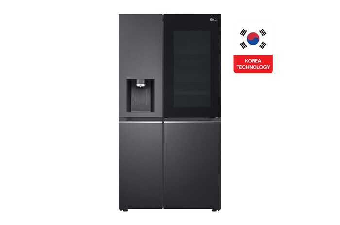 Front Image| 623L Refrigerator,Black Steel,Smart Inverter| GC-X257CQEW