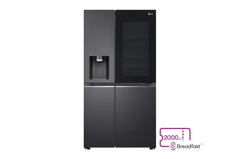 Front Image| 623L Refrigerator,Black Steel,Smart Inverter| GC-X257CQEW