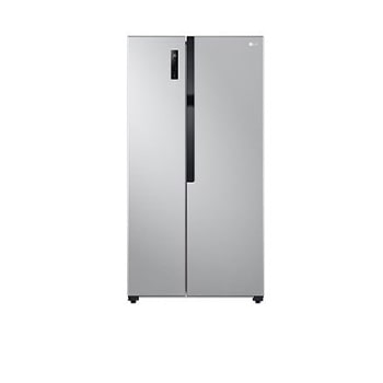 Front view of LG 519 Liter, Side-By-Side Refrigerator GCFB507PQAM