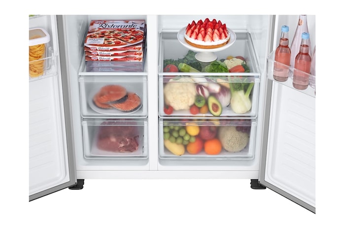 LG 519 Liter, Side-By-Side Refrigerator, GCFB507PQAM