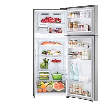 front open view with food stored