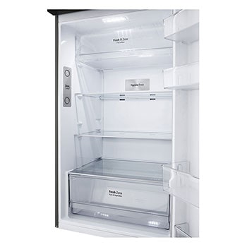 bottom fridge opened