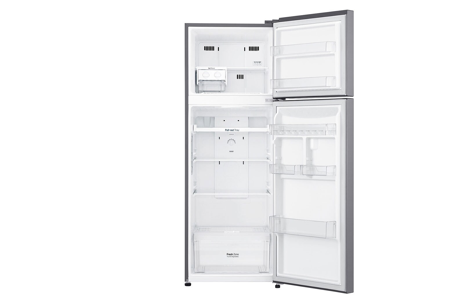 LG Linear Compressor 312 Liter, 11 Cubic Feet, Hygiene Fresh Filter, Door Cooling, GN-C462SLCN