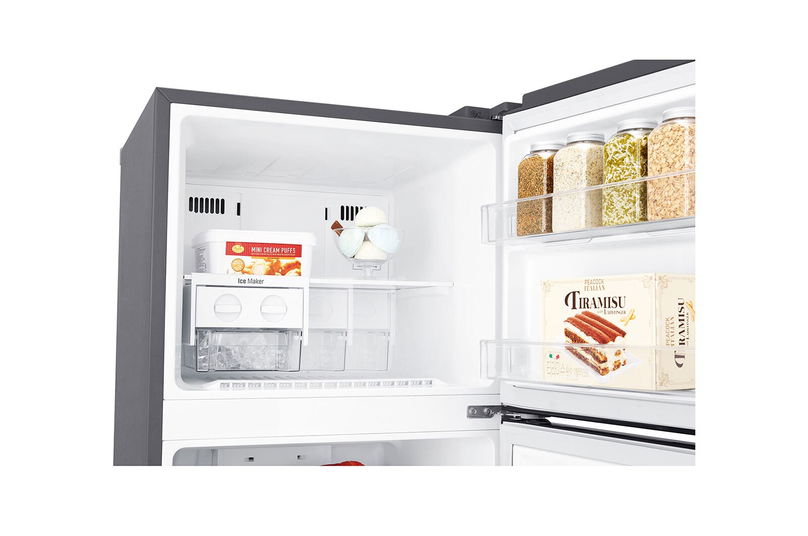 LG Linear Compressor 312 Liter, 11 Cubic Feet, Hygiene Fresh Filter, Door Cooling, GN-C462SLCN