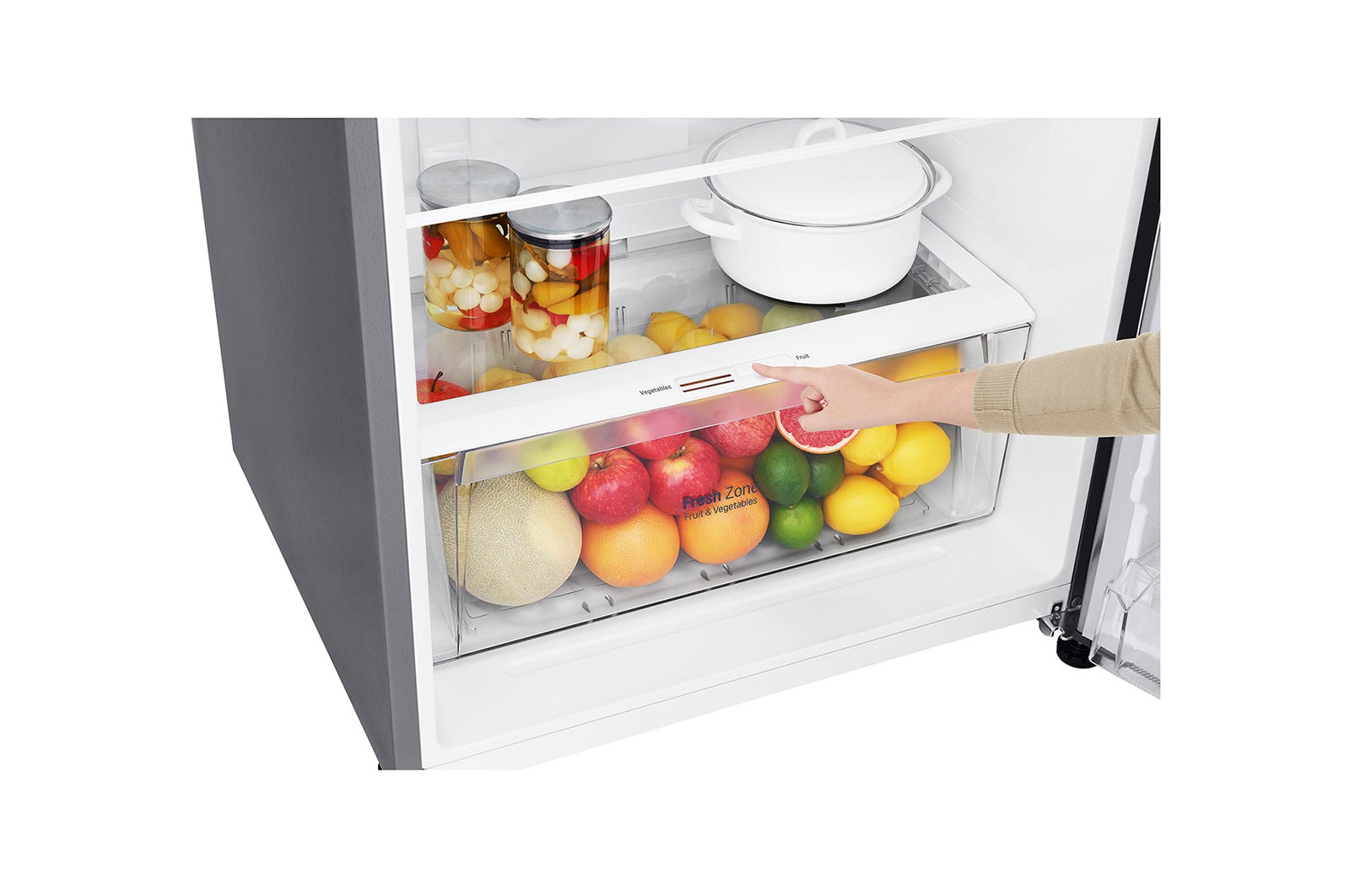 LG Top Mount Refrigerator 410 Liter, GN-C562HLCL