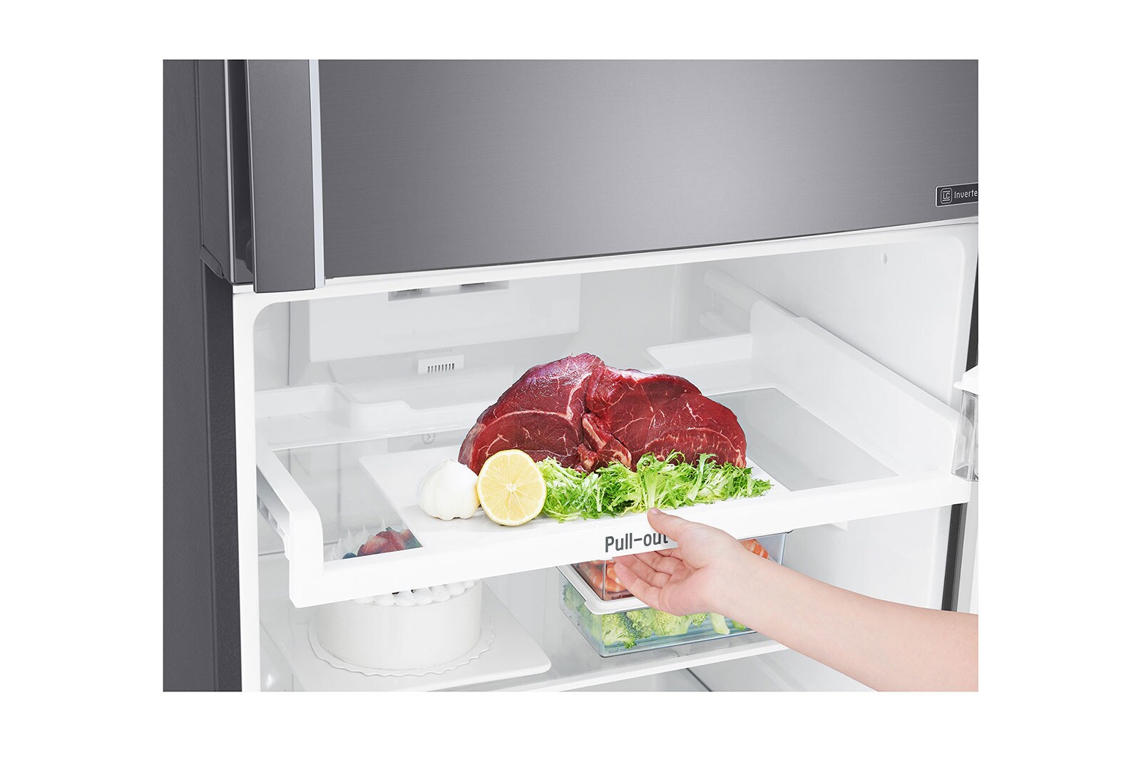 LG Top Mount Refrigerator 410 Liter, GN-C562HLCL