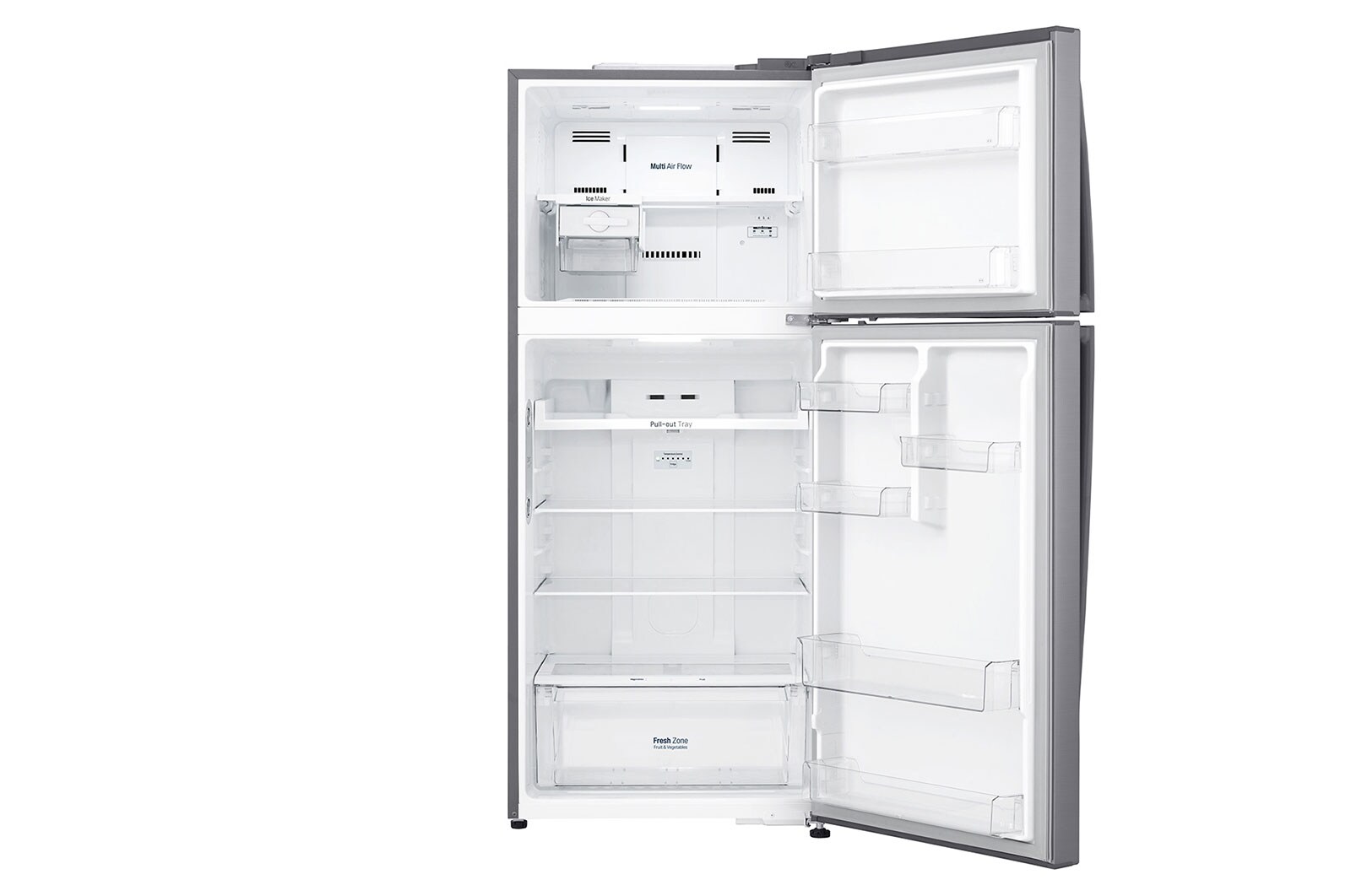 LG Linear Compressor 393 Liter, 14 Cubic Feet, Hygiene Fresh Filter, Door Cooling, GN-C562HLCU