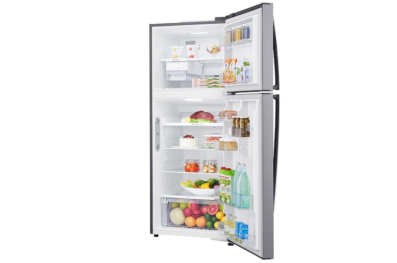 LG Linear Compressor 393 Liter, 14 Cubic Feet, Hygiene Fresh Filter, Door Cooling, GN-C562HLCU