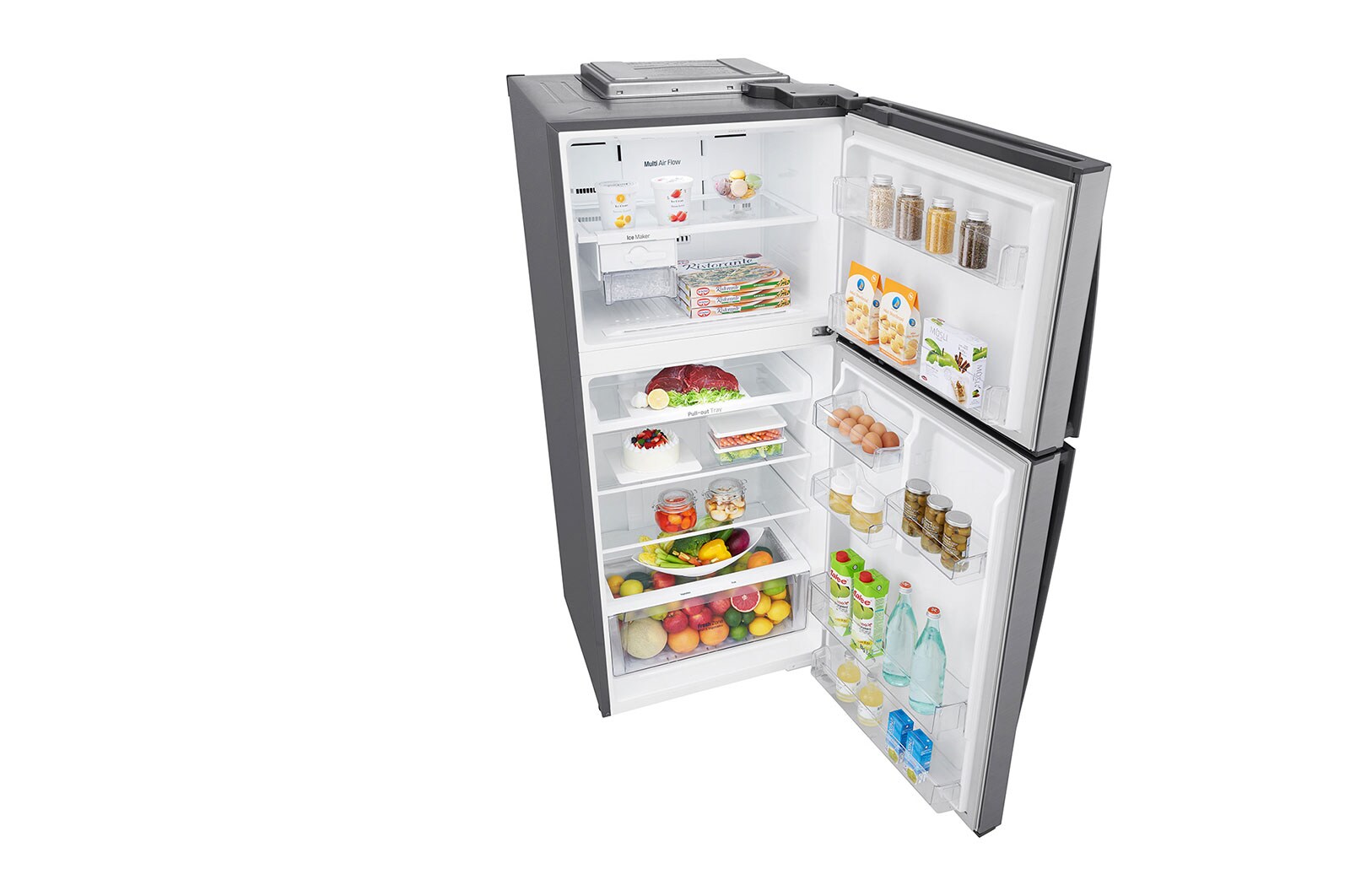 LG Linear Compressor 393 Liter, 14 Cubic Feet, Hygiene Fresh Filter, Door Cooling, GN-C562HLCU