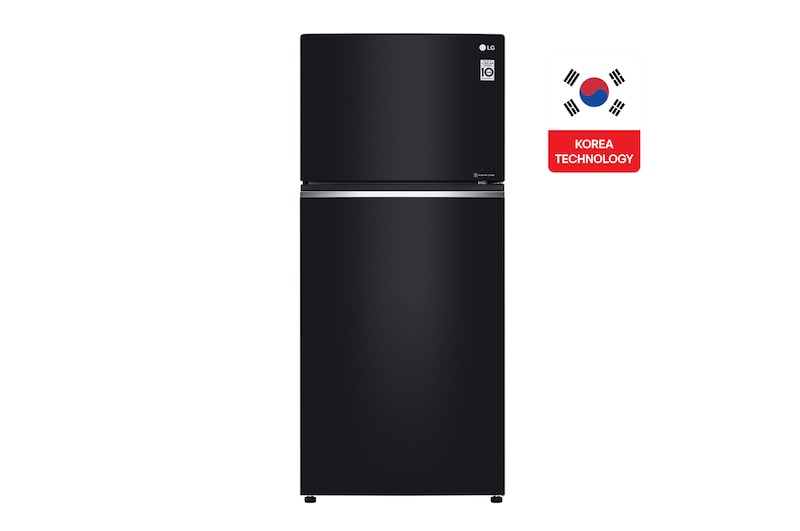 Front view of 506L LG Top Freezer, Hygiene fresh+ filter GN-C722SGGL