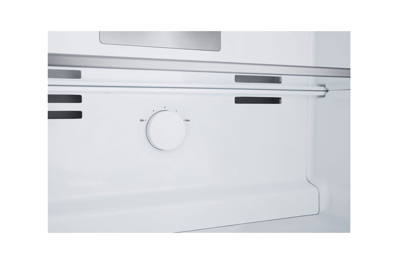 detail view of temperature control knob