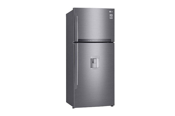 LG 509L LG Top Freezer, Dispenser, Silver, GN-F722HLHL