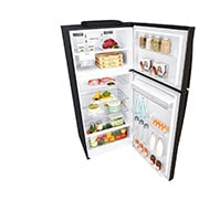 LG 509L LG Top Freezer, Dispenser, Black, GN-F722HXHL