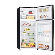 LG 509L LG Top Freezer, Dispenser, Black, GN-F722HXHL