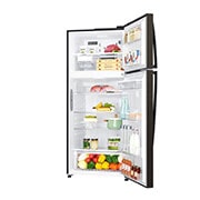 LG 509L LG Top Freezer, Dispenser, Black, GN-F722HXHL