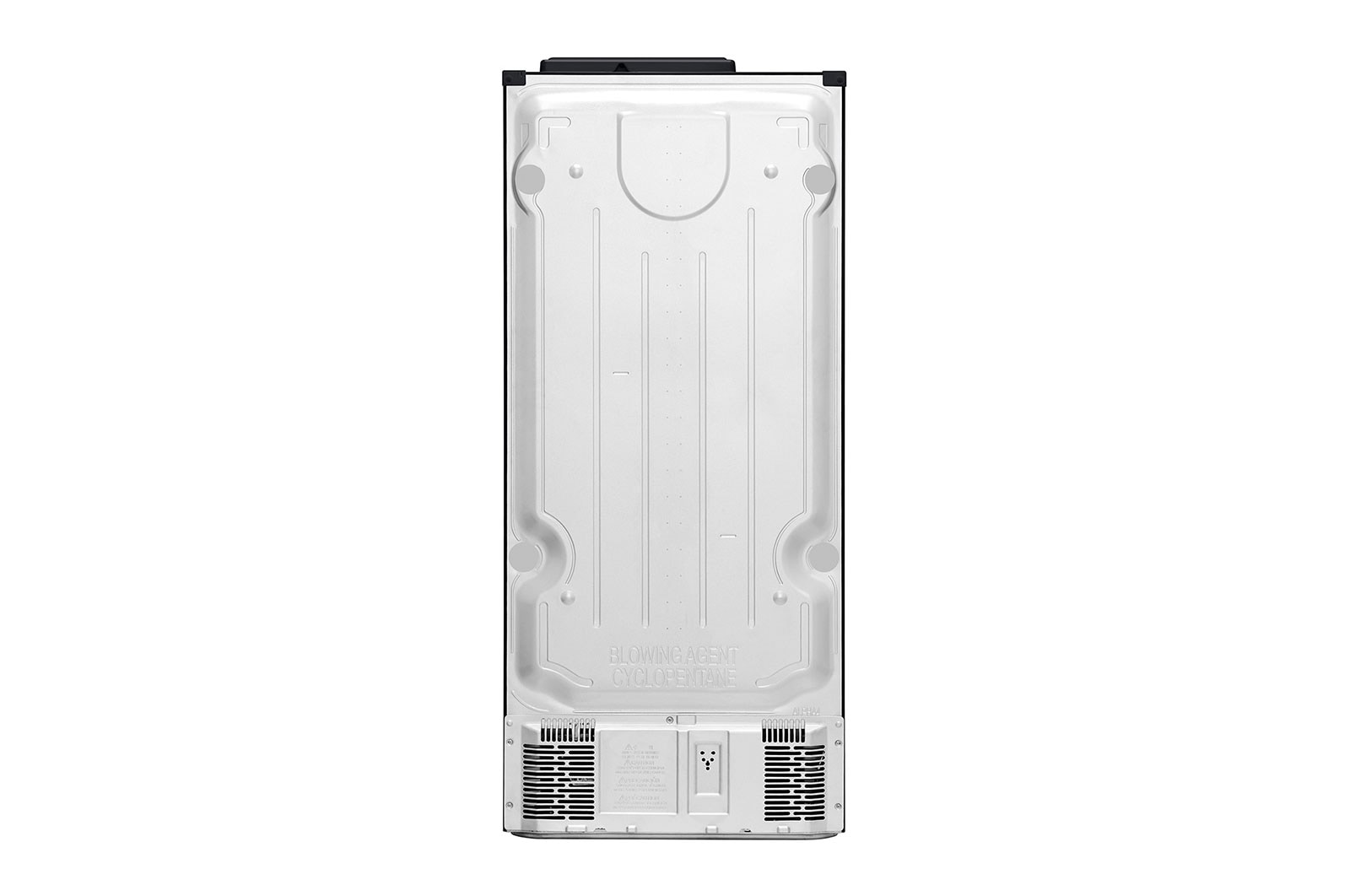 LG 509L LG Top Freezer, Dispenser, Black, GN-F722HXHL