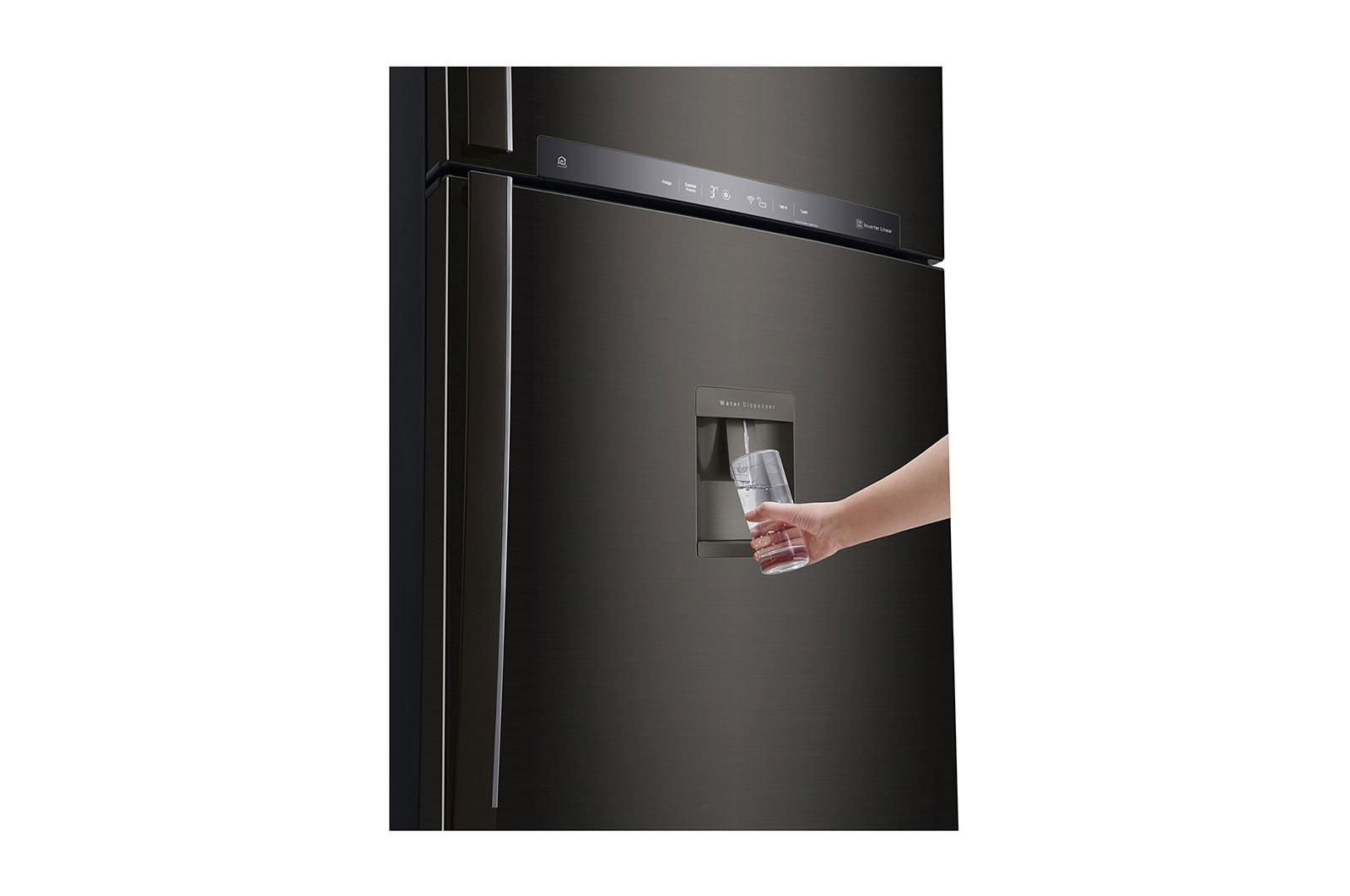 LG Linear Compressor 509 Liter, 18 Cubic Feet, Dispenser, Hygiene Fresh Filter, Door Cooling, GN-F722HXHU