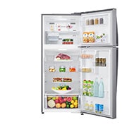 LG Linear Compressor 410 Liter, 14 Cubic Feet, Digital, Hygiene Fresh Filter, Door Cooling, GN-H562HLHU