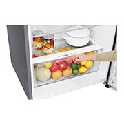 LG Linear Compressor 410 Liter, 14 Cubic Feet, Digital, Hygiene Fresh Filter, Door Cooling, GN-H562HLHU