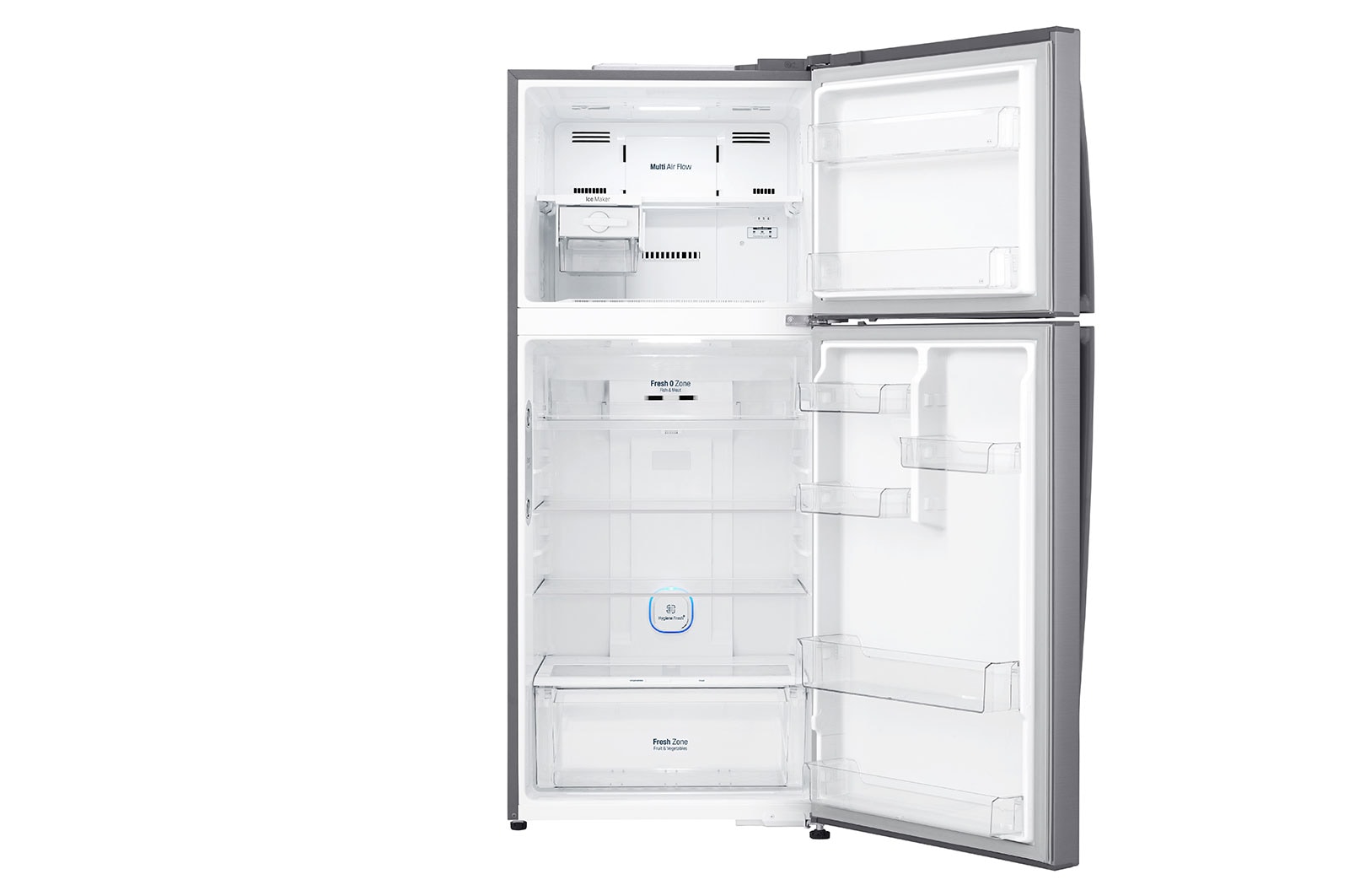 LG Linear Compressor 410 Liter, 14 Cubic Feet, Digital, Hygiene Fresh Filter, Door Cooling, GN-H562HLHU