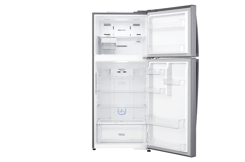 LG Linear Compressor 410 Liter, 14 Cubic Feet, Digital, Hygiene Fresh Filter, Door Cooling, GN-H562HLHU