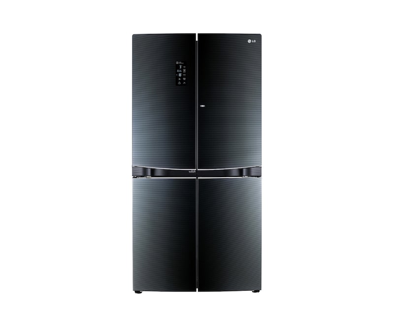 LG 6 Doors Refrigerator with Dual Door-In-Door™, GR-D34FBGHL